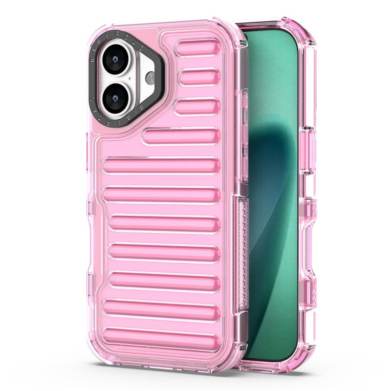 iPhone 17 Cover med Dobbeltlags Beskyttelse - Pink