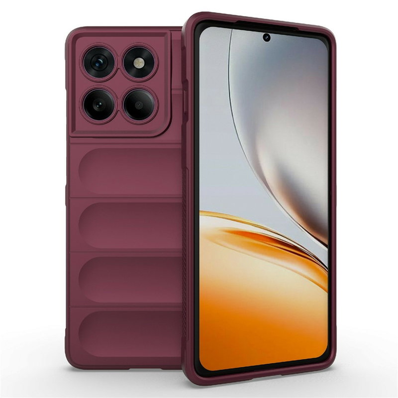 Wavy Motorola Edge 60 Pro 5G Silikone Cover - Bordeaux