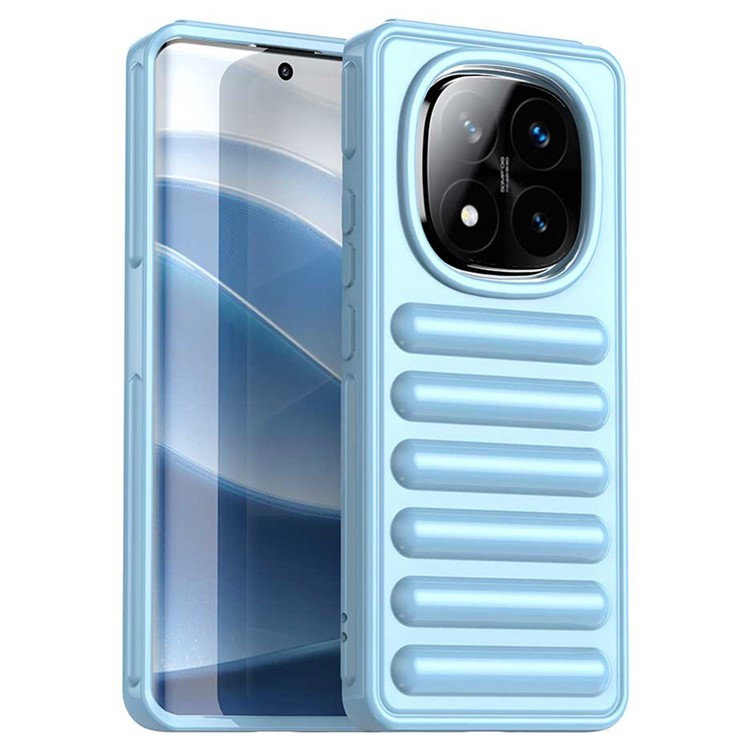 Xiaomi Redmi Note 14 Pro+ 5G Stereoscopic TPU Cover - Blå