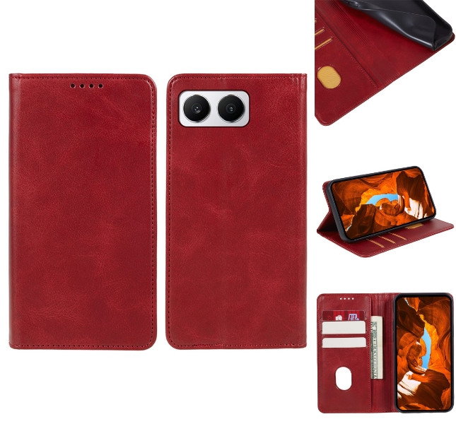 OnePlus Nord 4 etui i læder med magnetisk lukning