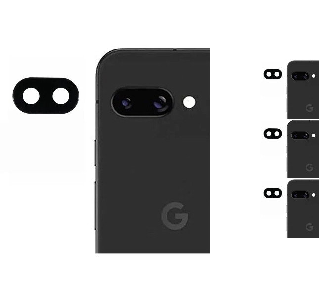 3 stk. Google Pixel 9a Kamera Beskyttelsesglas