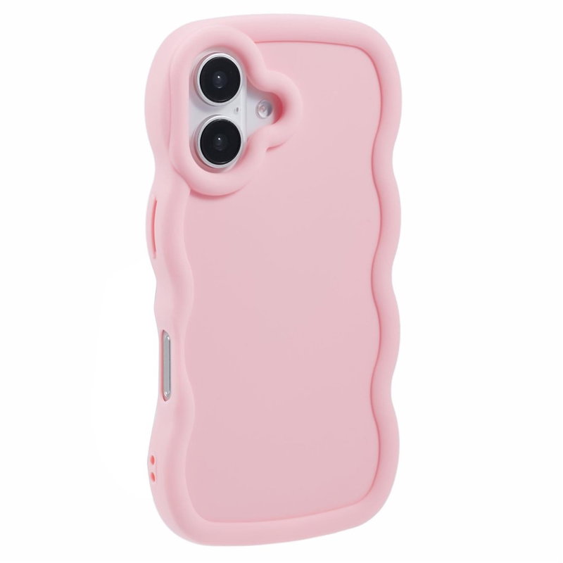 Wavy iPhone 17 Cover i Silikone med Bølget Kant