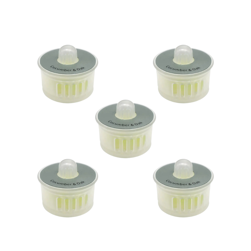 5 stk Duftkapsler / Luftfriskere til Ecovacs Deebot T9 Aivi /T9 Aivi Plus / X1 Plus / T10 Plus 