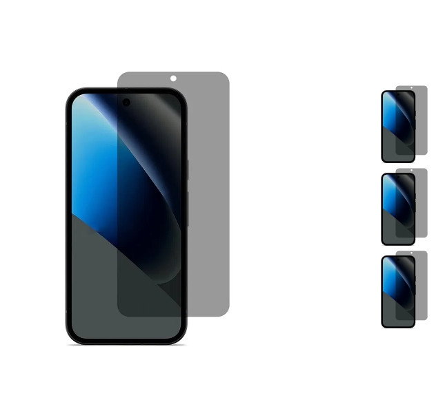 3 stk. Google Pixel 10a Skærmbeskyttelse / Privacy Glas