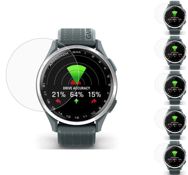 5 stk. Garmin Approach S44 Skærmbeskyttelse / Hærdet Beskyttelsesglas