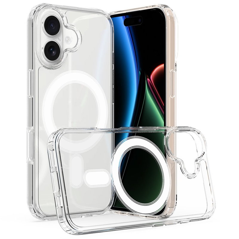 iPhone 17 Gennemsigtigt MagSafe Cover i Silikone