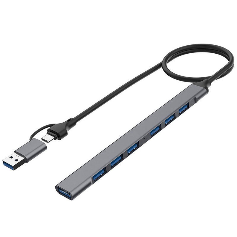 USB 3.0 Hub med 7 Porte til Computer
