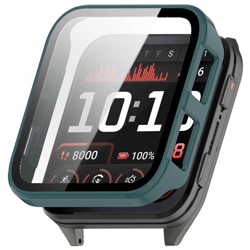 Cover med Hærdet Glas til Garmin Venu X1 - Grøn
