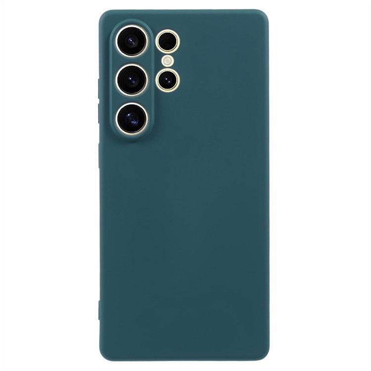 Samsung Galaxy S25 Ultra Cover Silikone Cover - Mørkegrøn