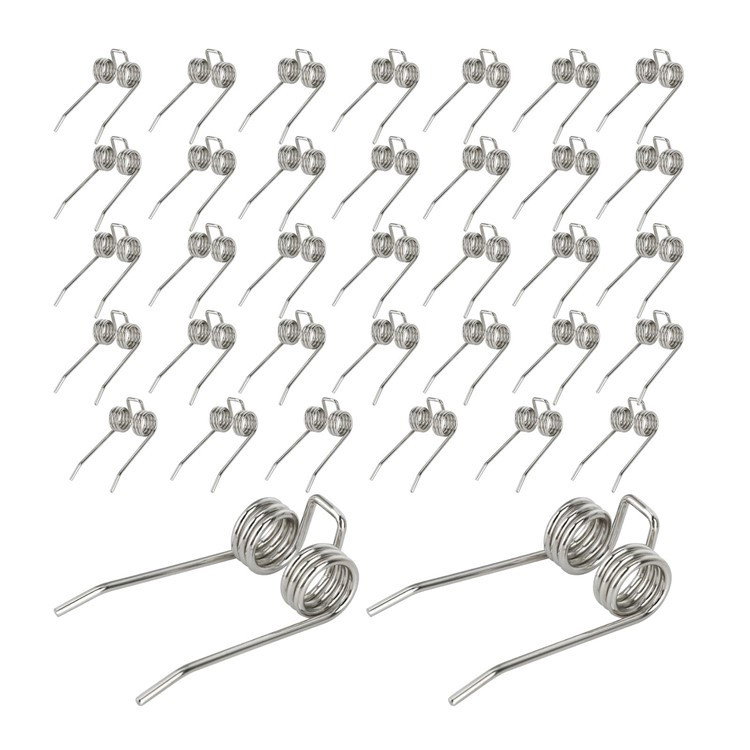 36 stk Erstatningsfjedre til Greenworks Plænelufter / Vertikalskære - 4,5 mm x 2 cm Fjederstål