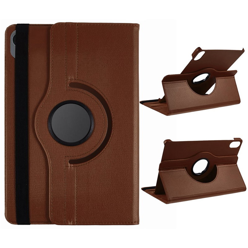 Samsung Galaxy Tab S11 Læder Cover med 360° Drejefunktion – Brun