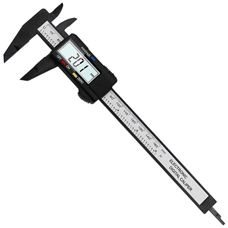 Digital skydelære 150 mm / 6 tommer - Elektronisk måleværktøj til præcise målinger