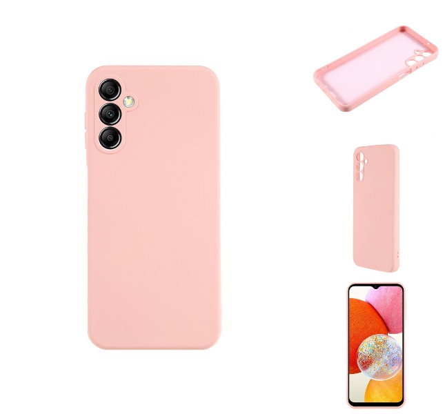 Lyserødt Samsung Galaxy A16 5G Cover set forfra