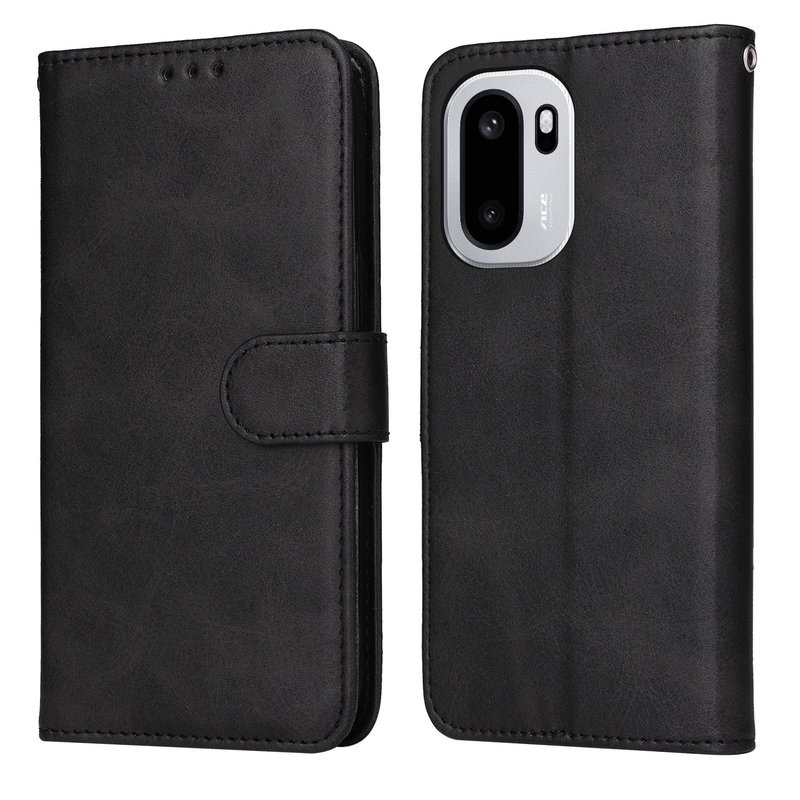 Flip Cover til OnePlus 15R med Kortholder og Stander - Sort