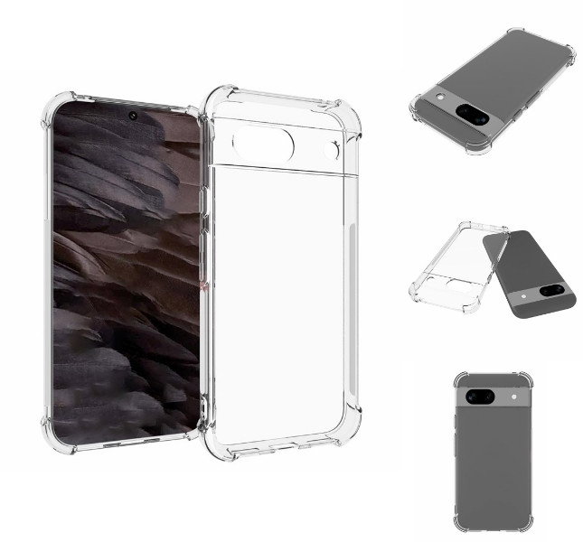 Google Pixel 8a TPU cover forfra