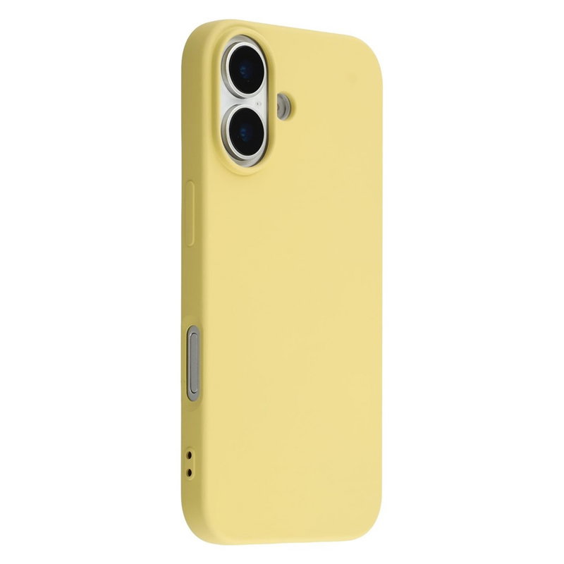 iPhone 17 Silikone Cover med Blød Inderside - Gul