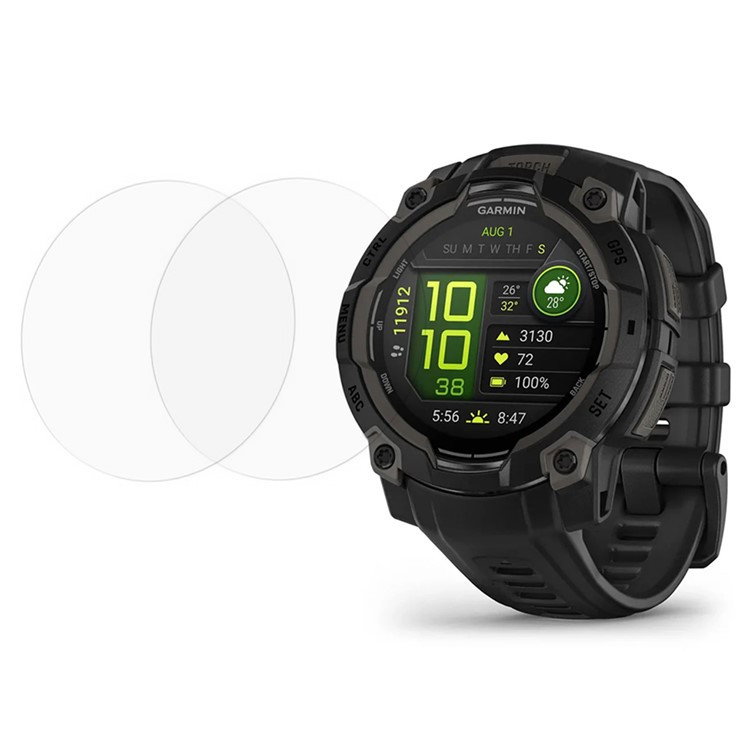 2-Pak Garmin Instinct 3 (45 mm) Skærmbeskyttelse / Hærdet Beskyttelsesglas