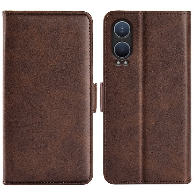 OnePlus Nord CE4 Lite 5G Flip Cover - Brun