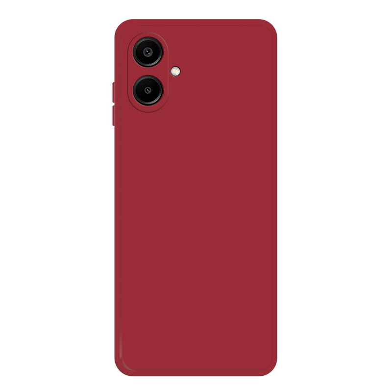 Samsung Galaxy A07 5G Silikone Cover med Blød Inderside - Rød 