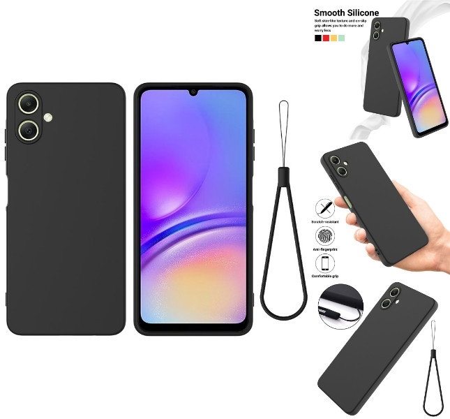 Samsung Galaxy A06 Silikone Cover med Håndrem
