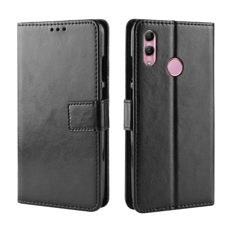Graviera Huawei P Smart (2019) Flip Cover med Kortholder - Sort