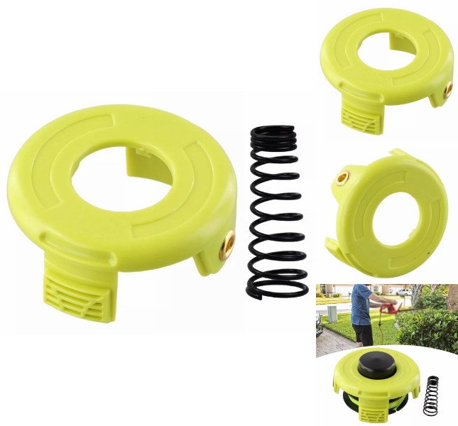 Ryobi græstrimmer spolekapsel set forfra