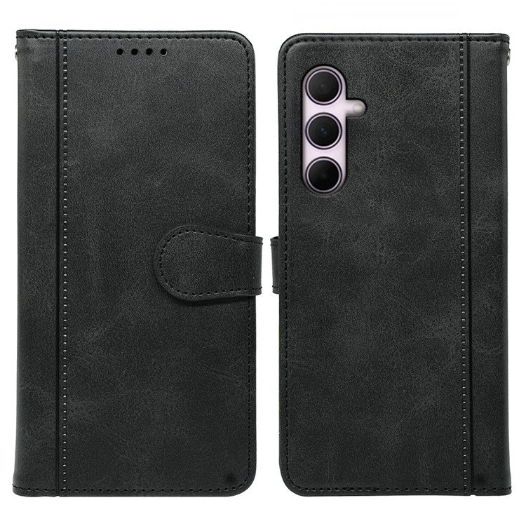 Samsung Galaxy S25+ Læder Flip Cover med Stander & Kortholder 