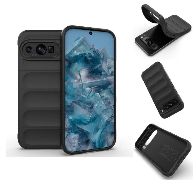 Google Pixel 9 beskyttelsescover sort TPU