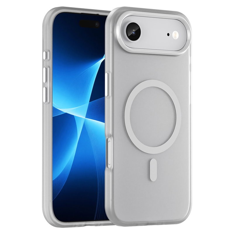 Gennemsigtigt iPhone Air cover med MagSafe - Hvid