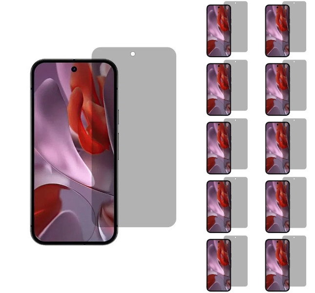 10 stk. Google Pixel 9a Beskyttelsesglas med Privacy Filter