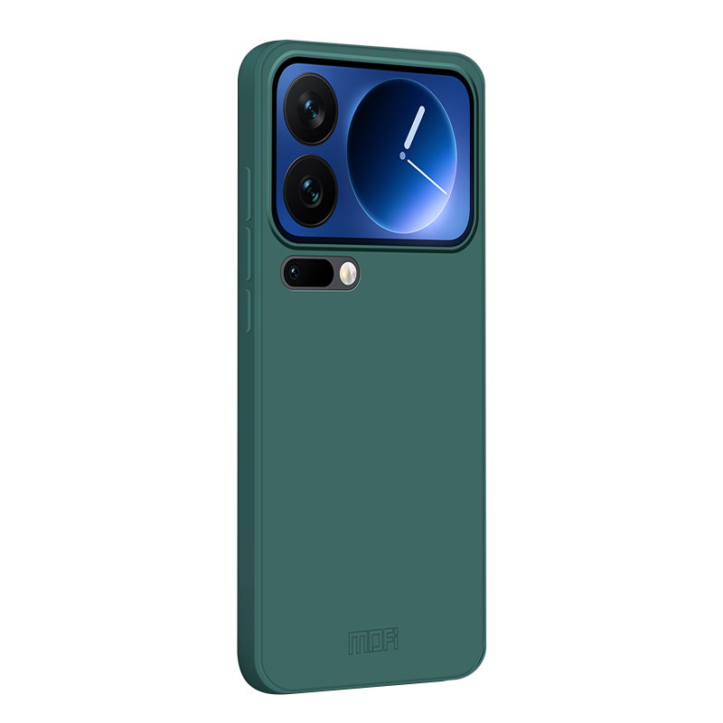 Soft Silikone Cover til Xiaomi 17 Pro Max med Blød Inderside - Grøn