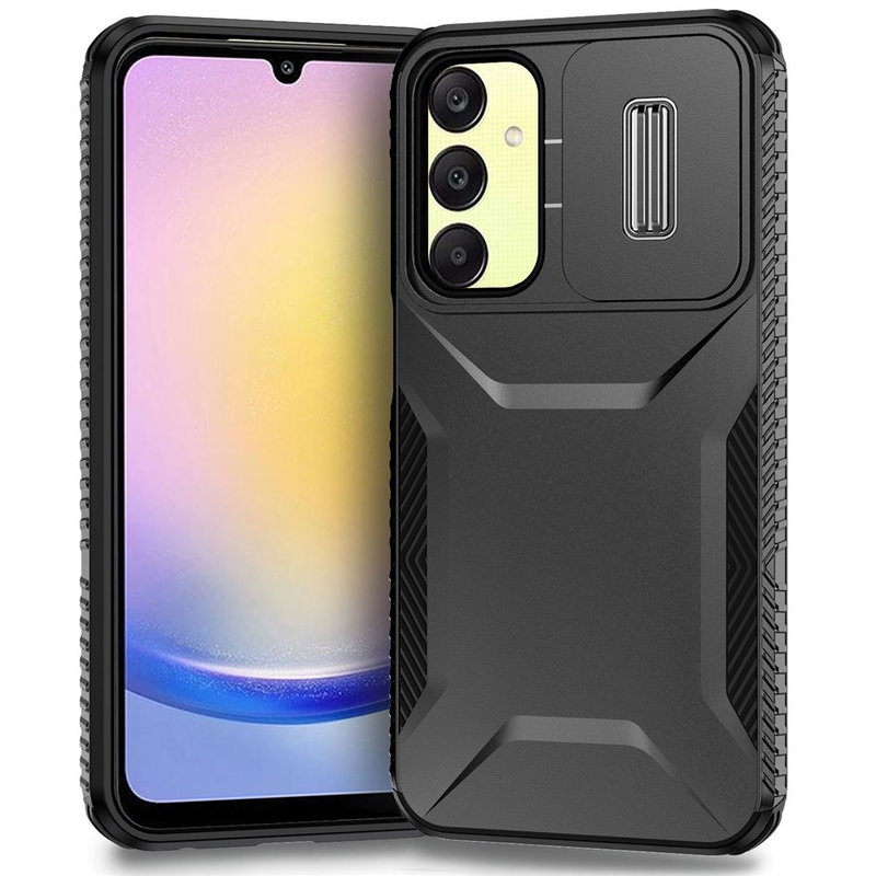 Samsung Galaxy A25 5G Cover - stødsikkert med kamerabeskyttelse - Sort