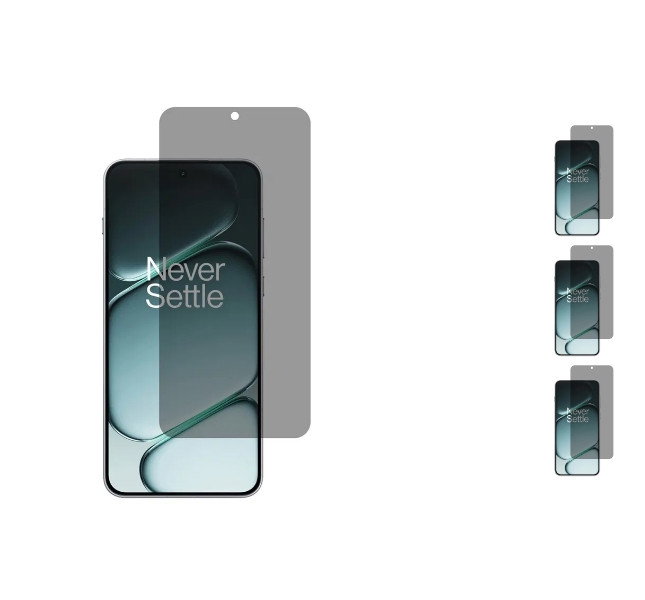 3 stk. OnePlus 15R Skærmbeskyttelse / Privacy Glas