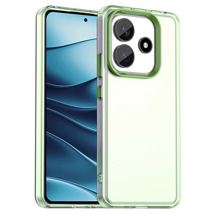 Xiaomi Redmi Note 14 5G Transparent Cover - Grøn
