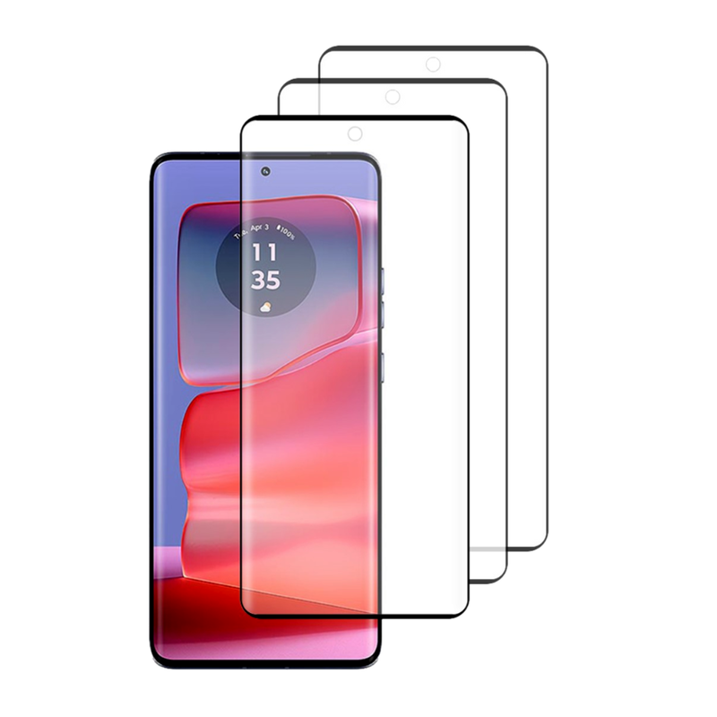 3 stk Motorola Moto Edge 50 Pro Skærmbeskyttelse / 3D Glas