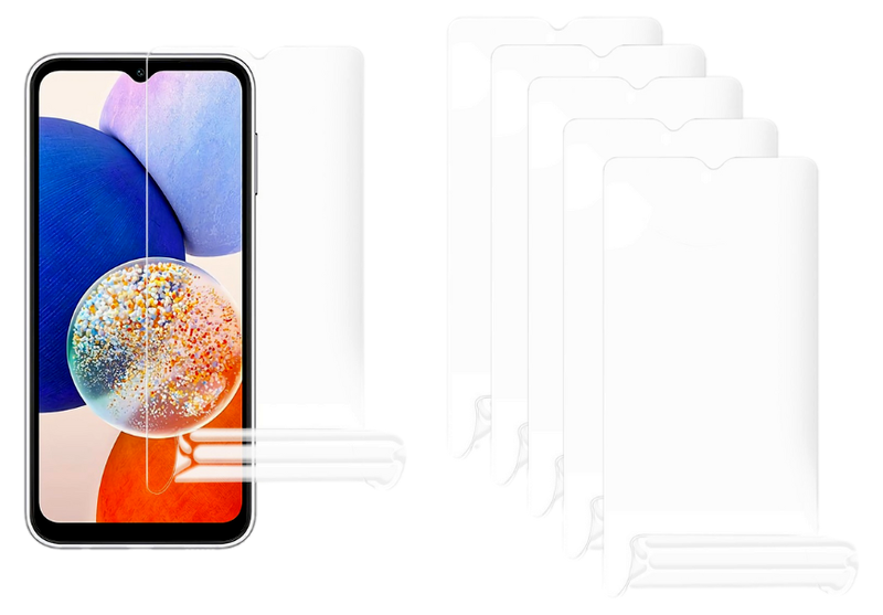 5 stk. Skærmbeskyttelse / Film til Samsung Galaxy A14 4G / 5G