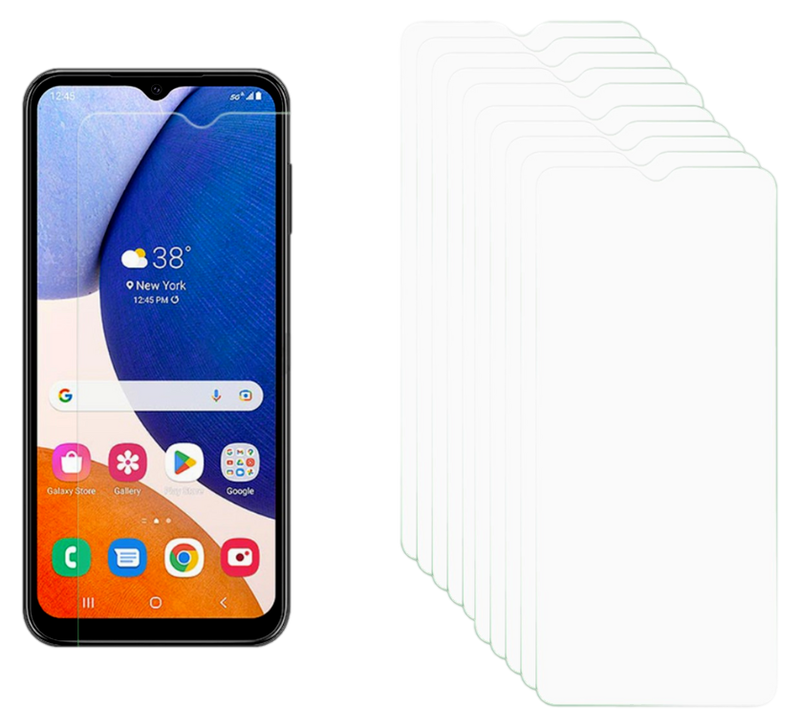 10 Stk. Beskyttelsesglas / Skærmbeskyttelse / Glas til Samsung Galaxy A14 4G / 5G