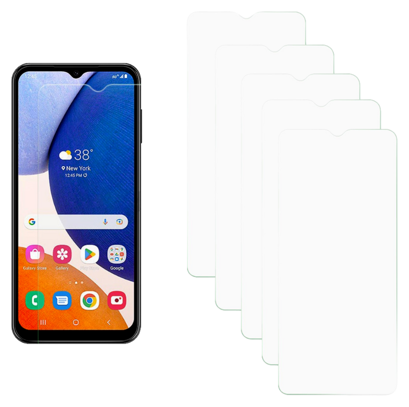 5 Stk. Beskyttelsesglas / Skærmbeskyttelse / Glas til Samsung Galaxy A14 4G / 5G