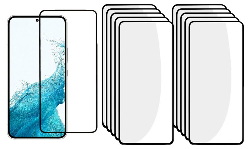 10 Stk. Beskyttelsesglas / Skærmbeskyttelse / 3D Glas til Samsung Galaxy A54 5G
