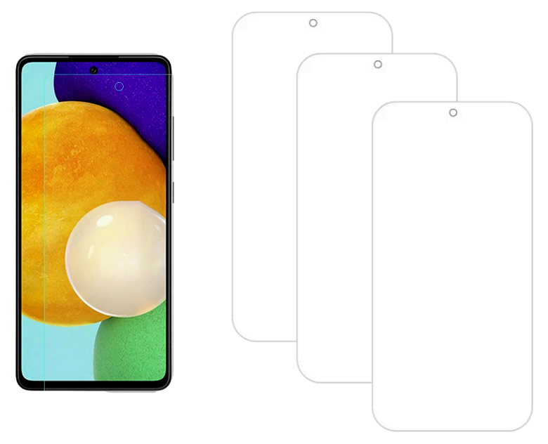 3 Stk. Beskyttelsesglas / Skærmbeskyttelse / Glas til Samsung Galaxy A54 5G