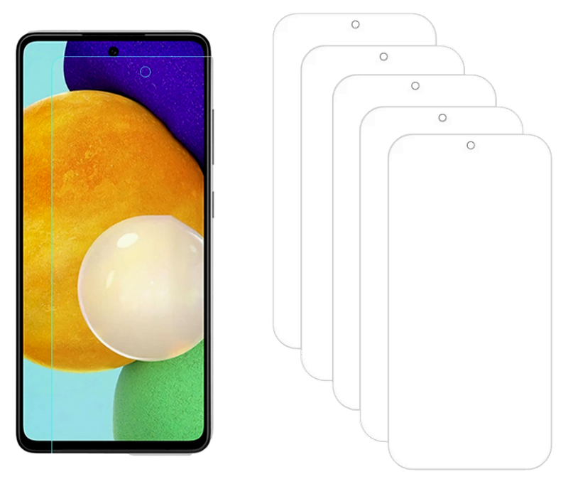 5 Stk. Beskyttelsesglas / Skærmbeskyttelse / Glas til Samsung Galaxy A54 5G