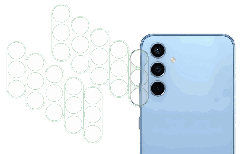 10 stk Kamera Skærmbeskyttelse / Beskyttelsesglas til Samsung Galaxy A54 5G