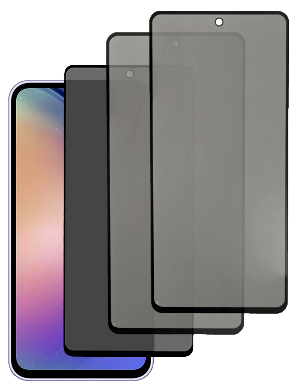 3 Stk Beskyttelsesglas / Skærmbeskyttelse / Privacy Glas til Samsung Galaxy A54 5G
