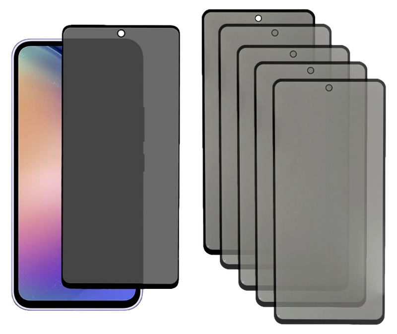 5 Stk Beskyttelsesglas / Skærmbeskyttelse / Privacy Glas til Samsung Galaxy A54 5G