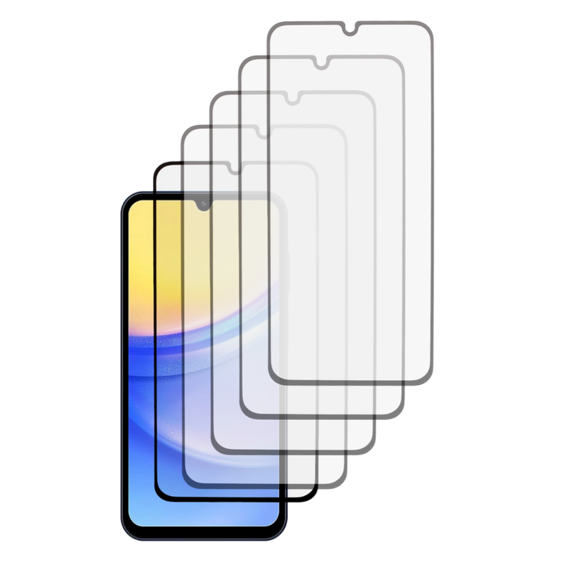 5 stk Samsung Galaxy A15 5G Skærmbeskyttelse / 3D Glas