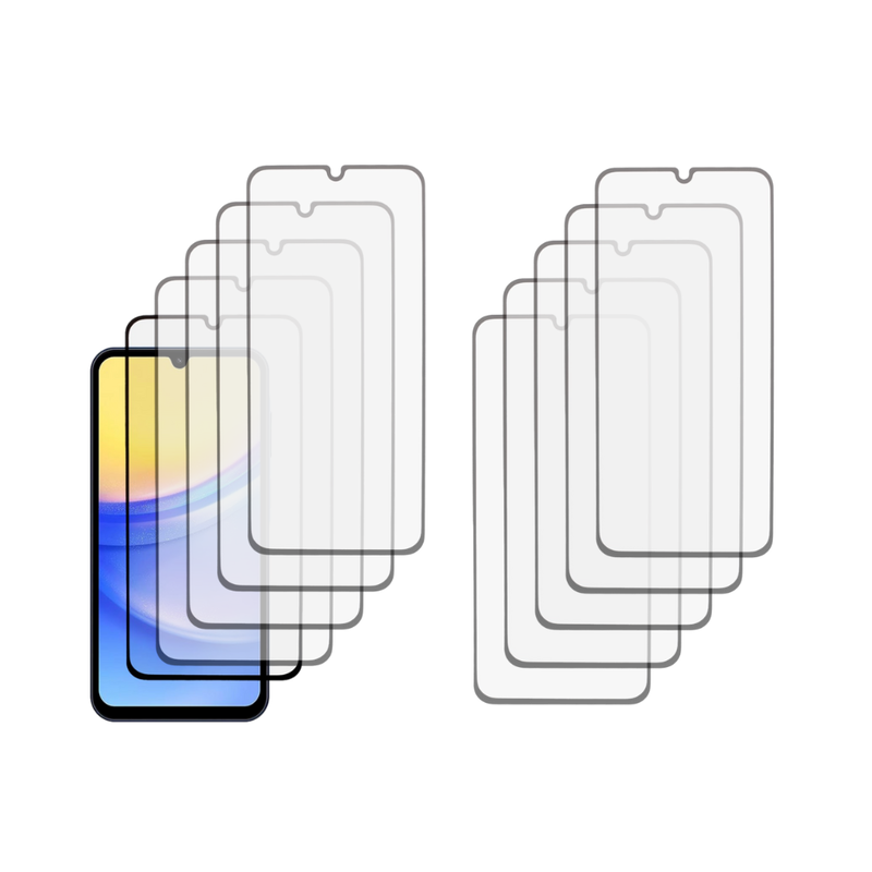 10 stk Samsung Galaxy A15 5G Skærmbeskyttelse / 3D Glas