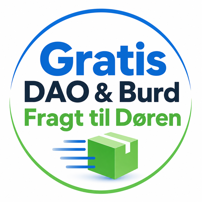 Gratis DAO & Burd Fragt til Døren