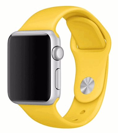 Sportsrem til Apple Watch Series 5 - Gul - 42 / 44 / 45 mm