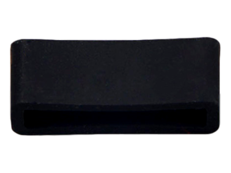 22mm Gummistrop / Remholder til Polar Grit X / X Pro / X2 Pro - Sort