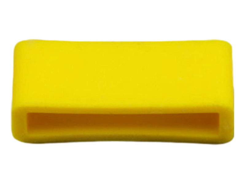 22mm Gummistrop / Remholder til Urrem - Gul